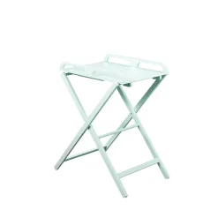 Table à langer jade pliante laque vert mint
