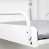 Table à langer murale avec matelas à langer blanc