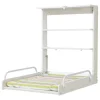 Table à langer murale blanche avec matelas à langer dschungelbaby