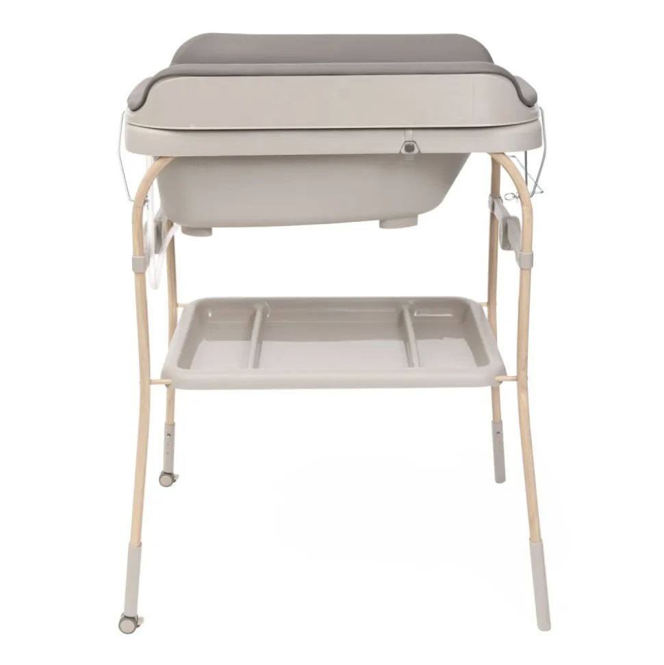 Table à langer soft bubble avec baignoire intégrée armonia scandinavian