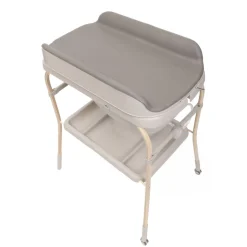 Table à langer soft bubble avec baignoire intégrée armonia scandinavian