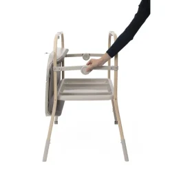 Table à langer soft bubble avec baignoire intégrée armonia scandinavian
