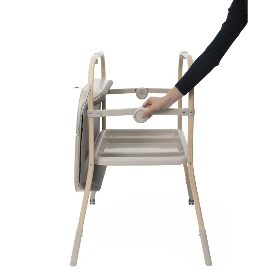 Table à langer soft bubble avec baignoire intégrée armonia scandinavian