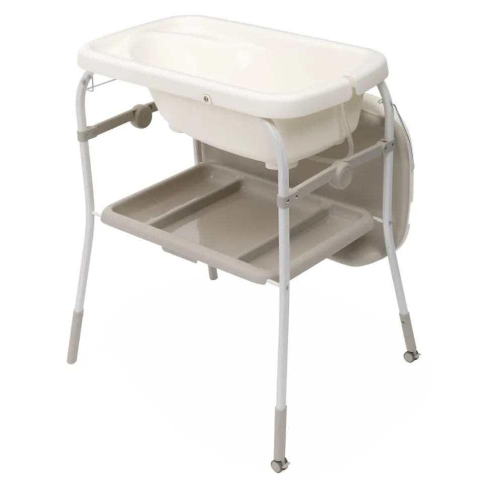 Table à langer soft bubble avec baignoire intégrée armonia motherpearl