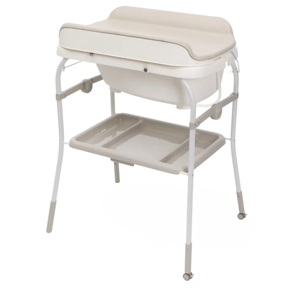 Table à langer soft bubble avec baignoire intégrée armonia motherpearl