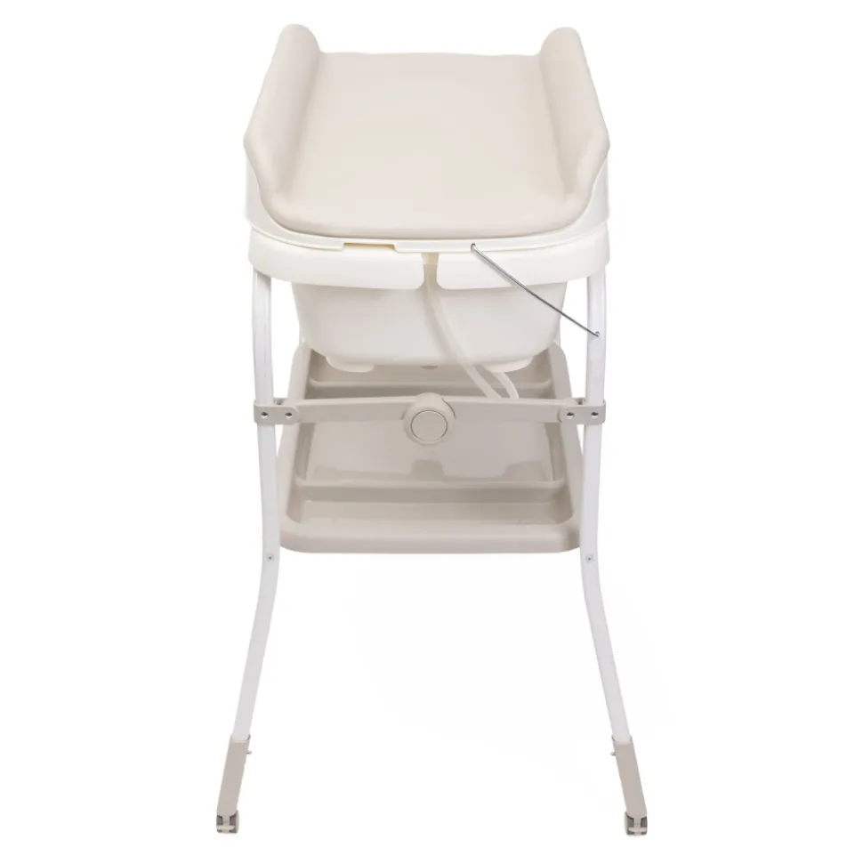 Table à langer soft bubble avec baignoire intégrée armonia motherpearl
