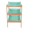 Table à langer susie 3 plateaux hybride vert mint
