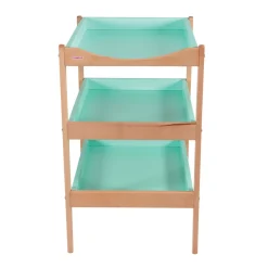 Table à langer susie 3 plateaux hybride vert mint