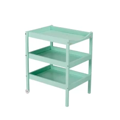 Table à langer susie 3 plateaux laque vert mint