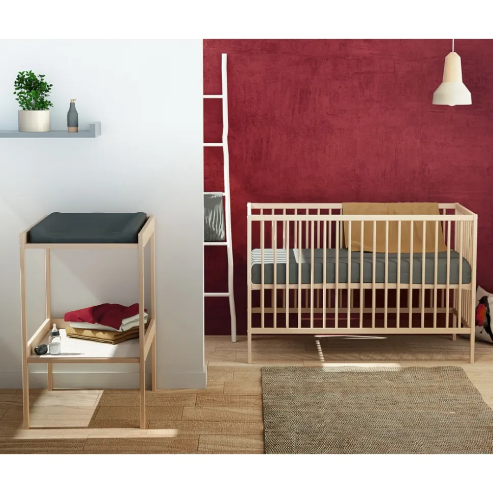 Table à langer webaby hêtre brut