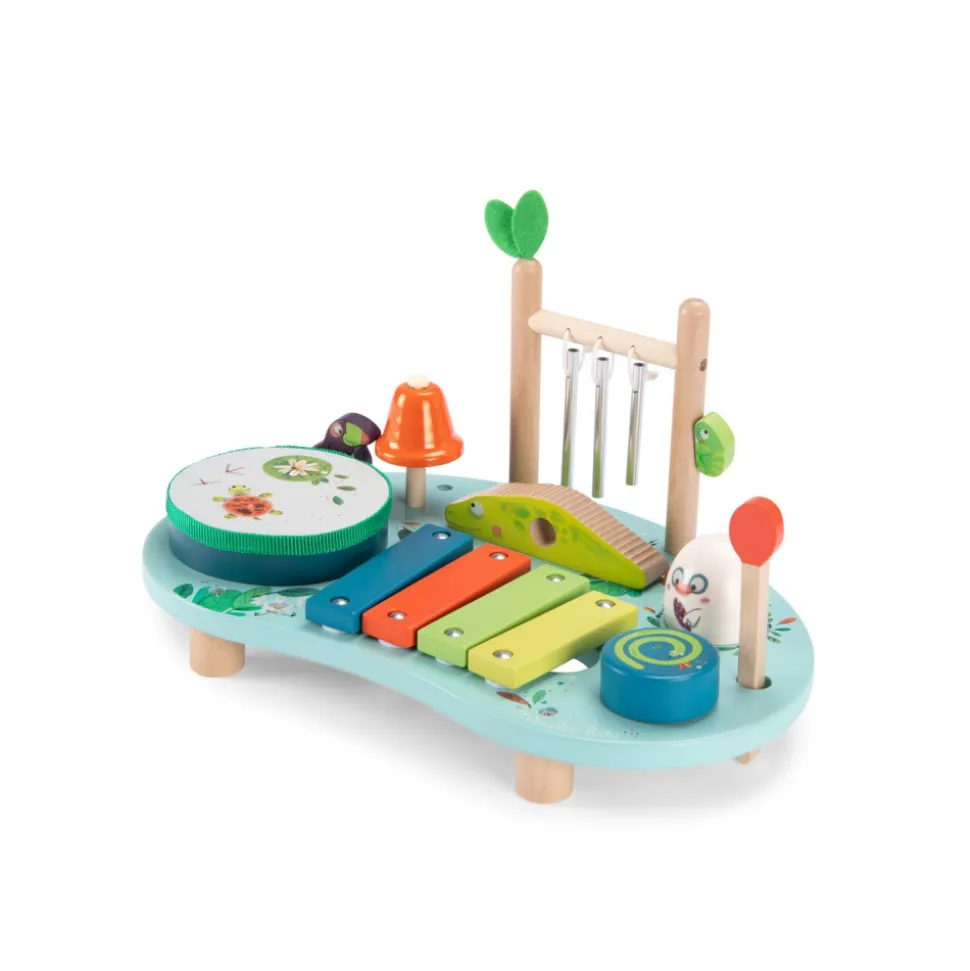 Table multi-activités musicales - dans la jungle