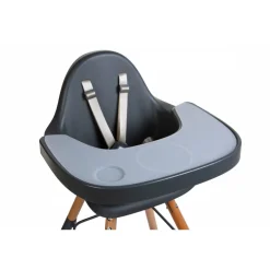 Tablette chaise evolu 2 grise et set en silicone