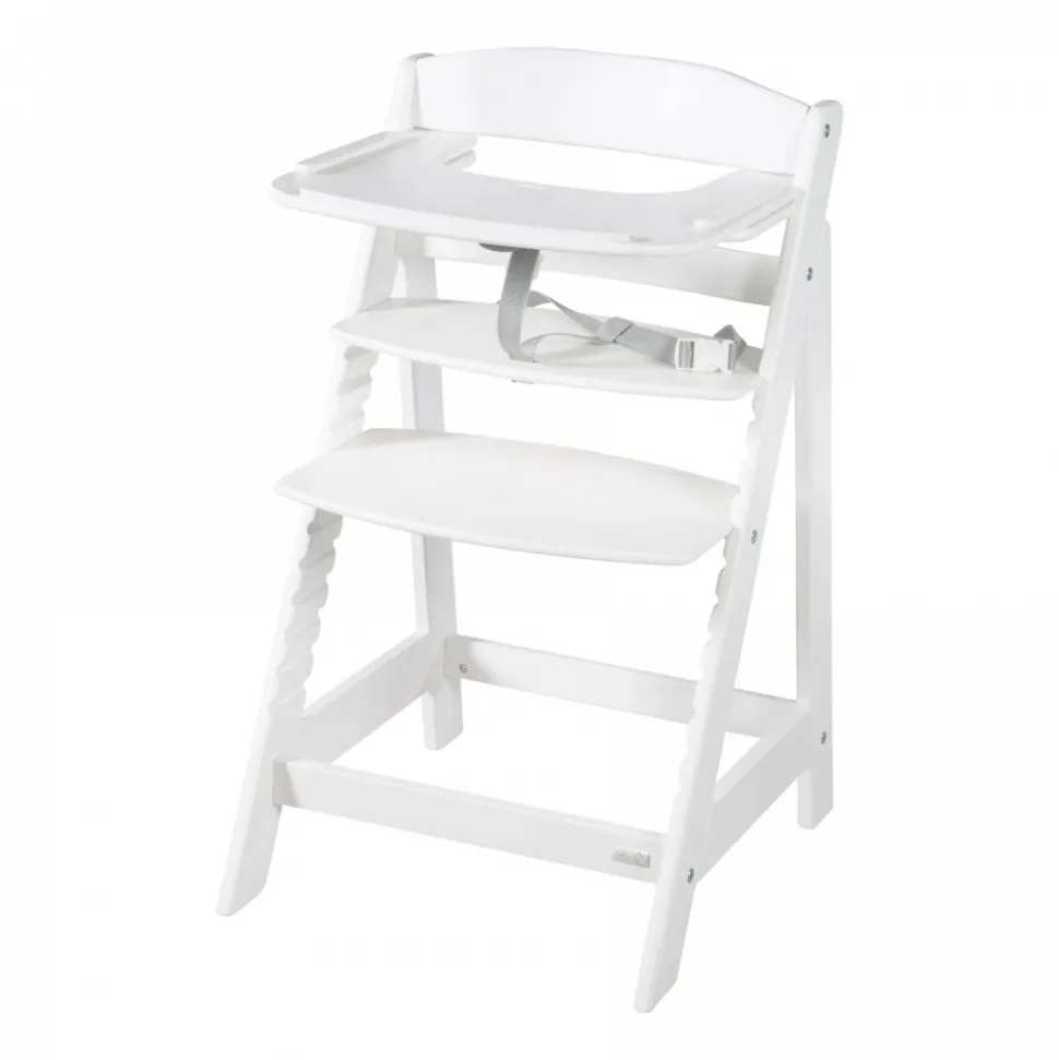 Tablette chaise haute sit up flex blanc