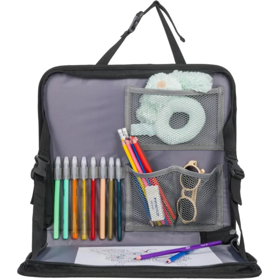 Tablette de voyage enfant pour siège arrière gris
