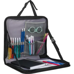 Tablette de voyage enfant pour siège arrière gris