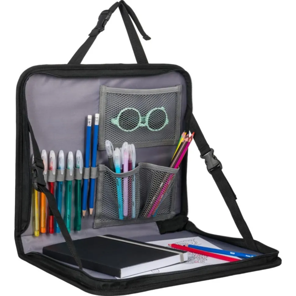 Tablette de voyage enfant pour siège arrière gris