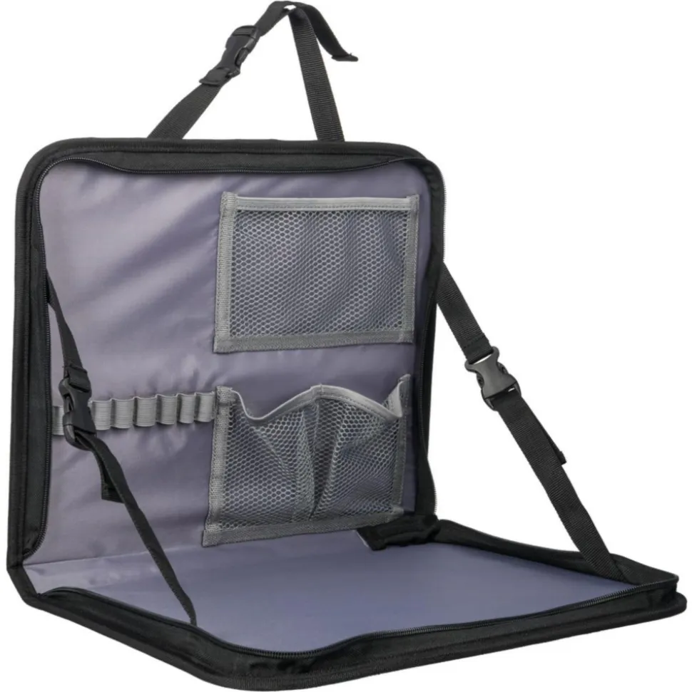 Tablette de voyage enfant pour siège arrière gris