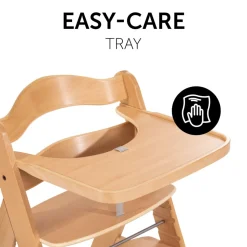 Tablette pour chaise haute alpha bois naturel