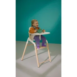 Tablette pour chaise haute giraffe blanc