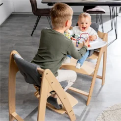 Tablette pour jeux pour chaise haute en bois arketa play tray