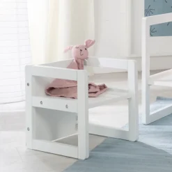 Tabouret enfant blanc