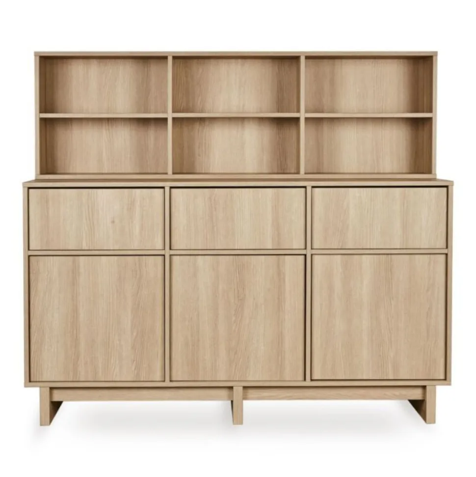 Étagère d'appoint pour commode xl kyo - honey ash