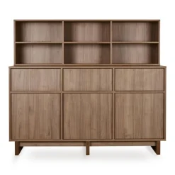 Étagère d'appoint pour commode xl kyo - walnut