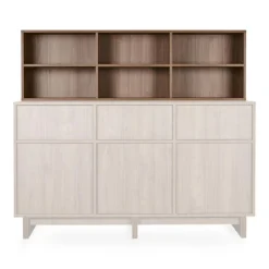 Étagère d'appoint pour commode xl kyo - walnut