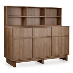 Étagère d'appoint pour commode xl kyo - walnut