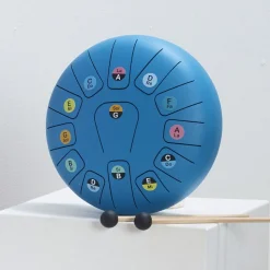 Tambour métal tongue drum bleu 13 notes