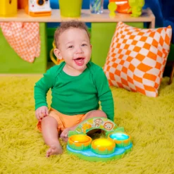 Tambour musical pour bébé safari