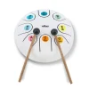 Tambour tongue drum en métal blanc
