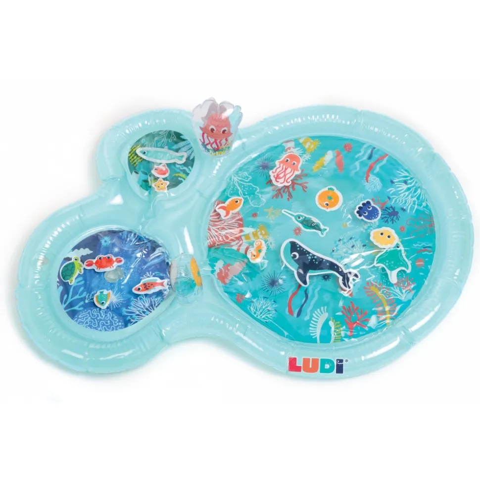 Tapis d'eau bleu