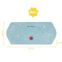 Tapis de bain bébé xxl bleu