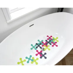 Tapis de bain puzzle multicolore bathmat