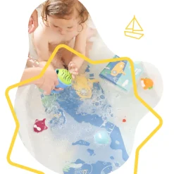 Tapis de bain témoin de température