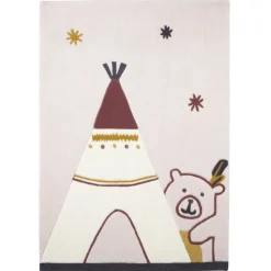 Tapis de chambre bébé 90x130cm timouki