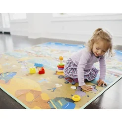 Tapis de jeu géant réversible ville/campagne