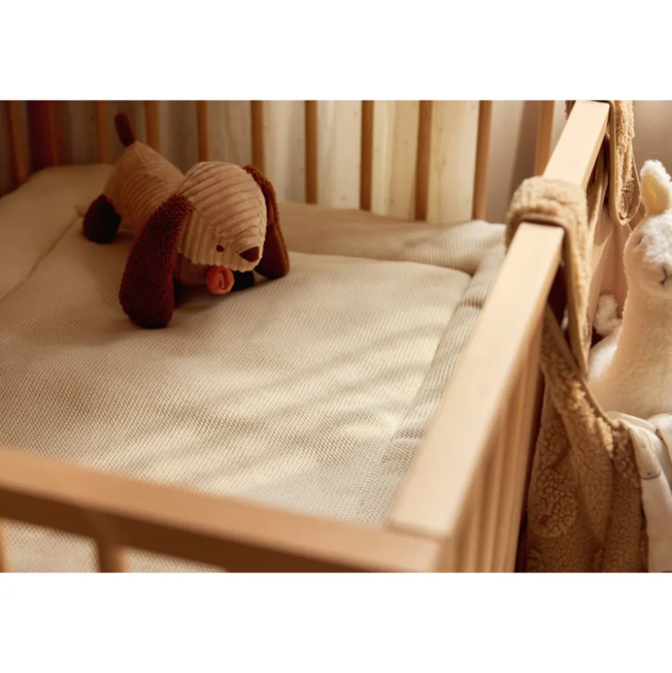Tapis de parc bébé 75 x 95 cm basic knit oatmeal