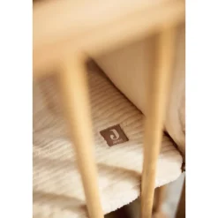 Tapis de parc bébé 100 x 100 cm cloudy rib oatmeal