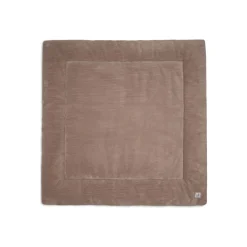 Tapis de parc bébé 100 x 100 cm cloudy rib milky coffee