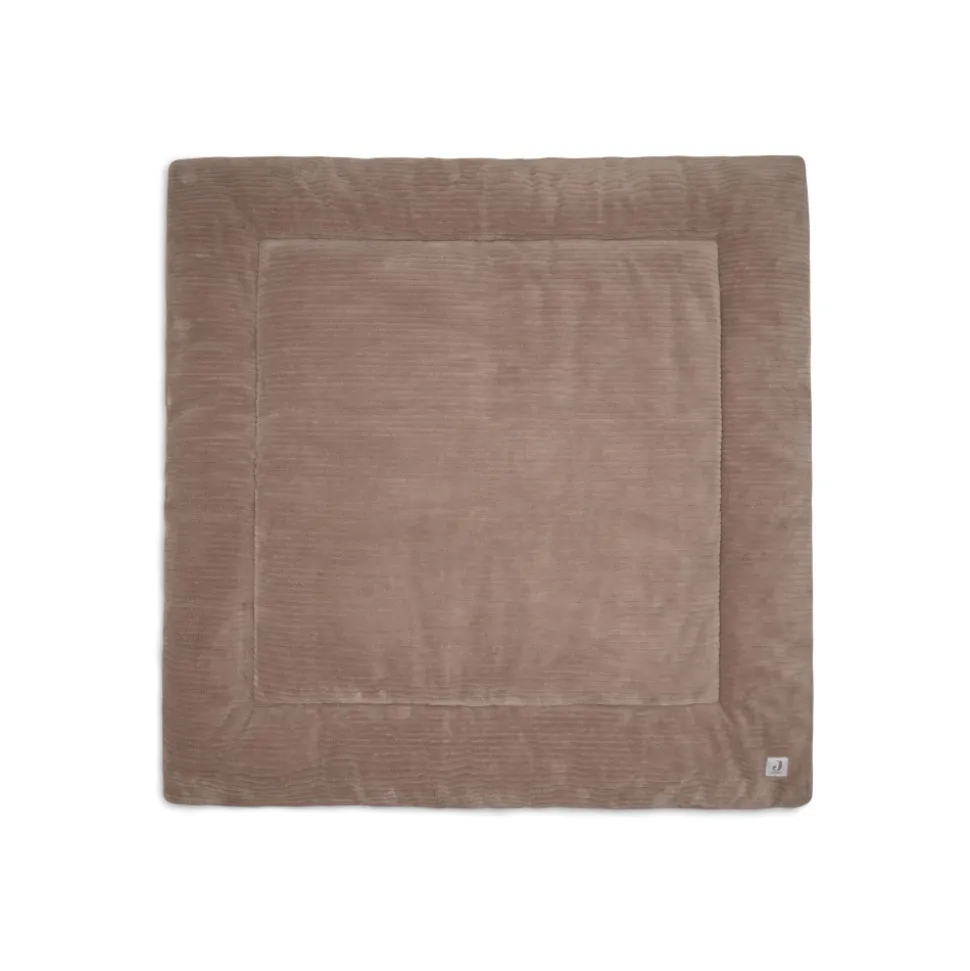 Tapis de parc bébé 100 x 100 cm cloudy rib milky coffee
