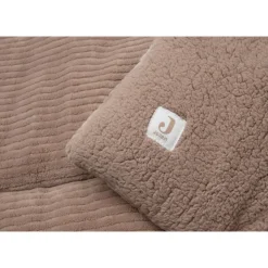 Tapis de parc bébé 100 x 100 cm cloudy rib milky coffee