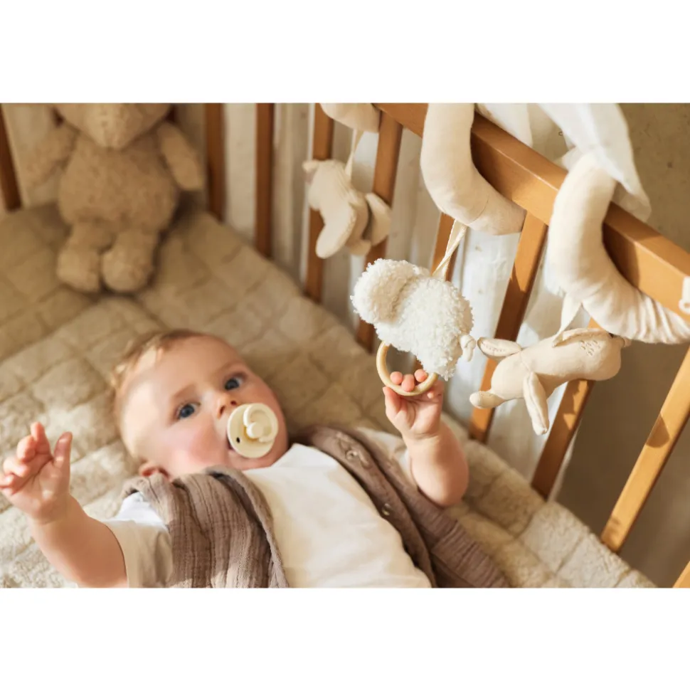 Tapis de parc bébé 75 x 95 cm teddy warm sand
