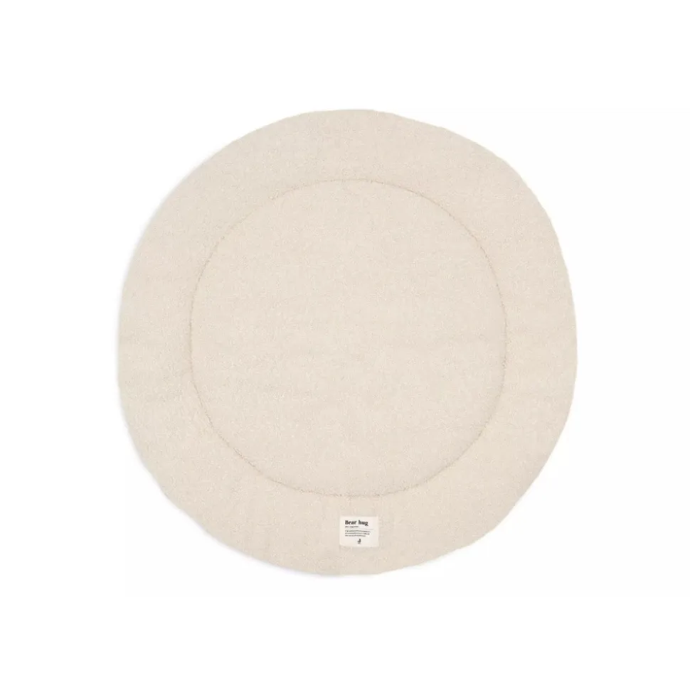 Tapis de parc rond ø95cm bouclette naturel