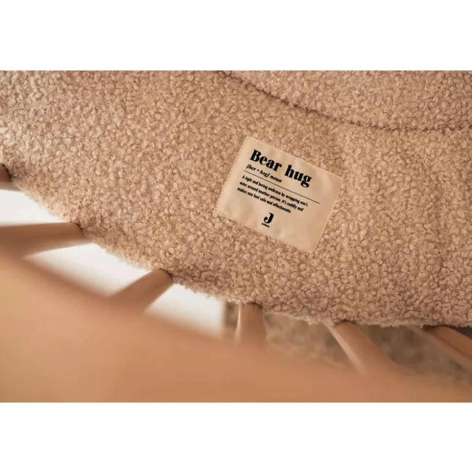 Tapis de parc rond ø95cm bouclette naturel