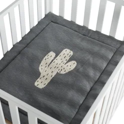 Tapis de parc tricot cactus 73 x 93 cm