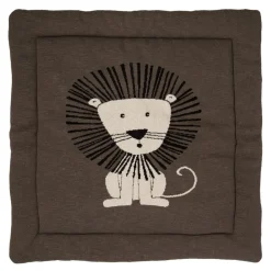 Tapis de parc tricot lion 73 x 93 cm