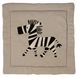 Tapis de parc tricot zebre 73 x 93 cm