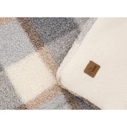 Tapis de parc 100 x 100 cm bouclette carreaux